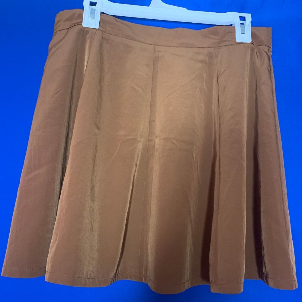 Forever 21 Tan Circle Skirt